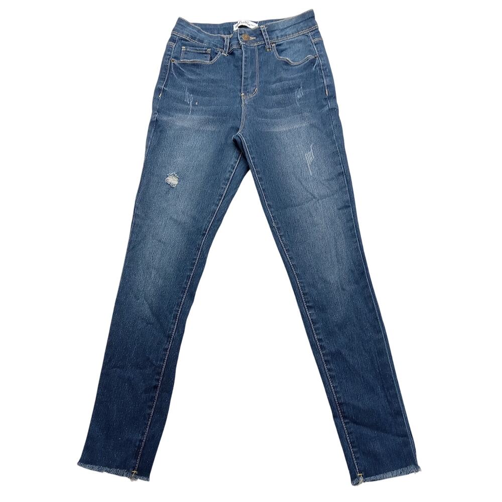 Thread & Others Skinny Jeans (25 X 27) Women's Blue Mid Rise